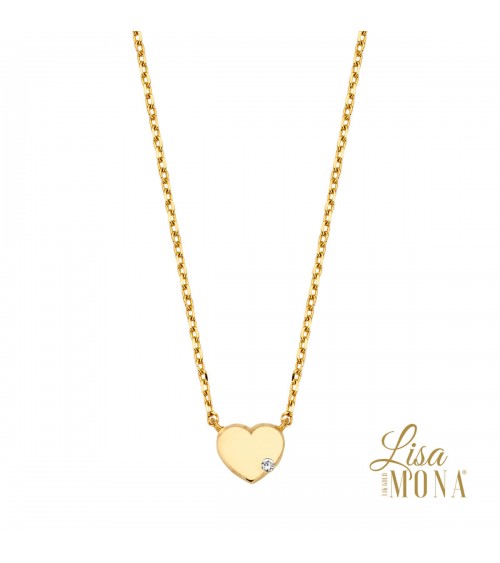 Collier or jaune 14 carats - Lisa Mona