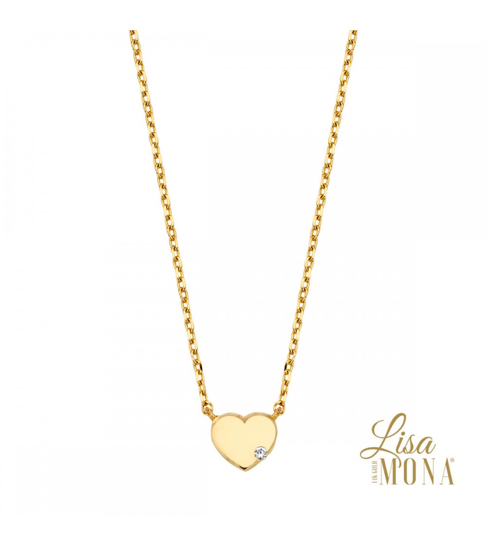 Collier or jaune 14 carats - Lisa Mona