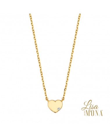 Collier or jaune 14 carats - Lisa Mona