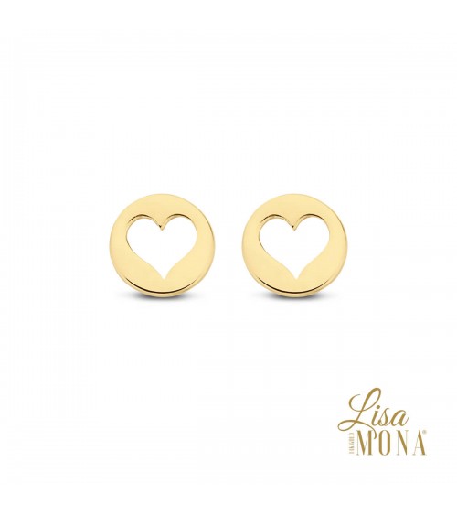 Boucles d'oreilles or jaune -14 carats - Lisa Mona