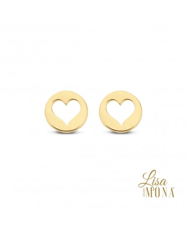 Boucles d'oreilles or jaune -14 carats - Lisa Mona