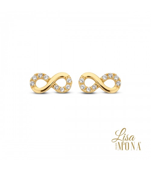 Boucles d'oreilles or jaune -14 carats - Lisa Mona