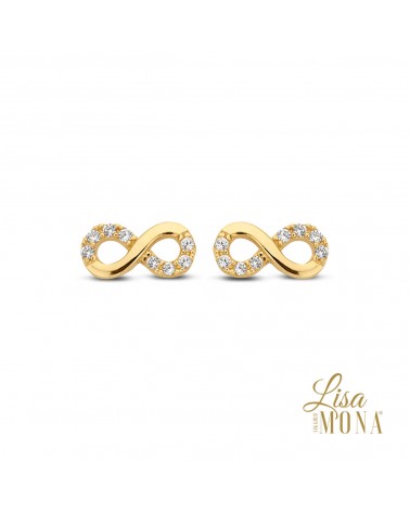 Boucles d'oreilles or jaune -14 carats - Lisa Mona