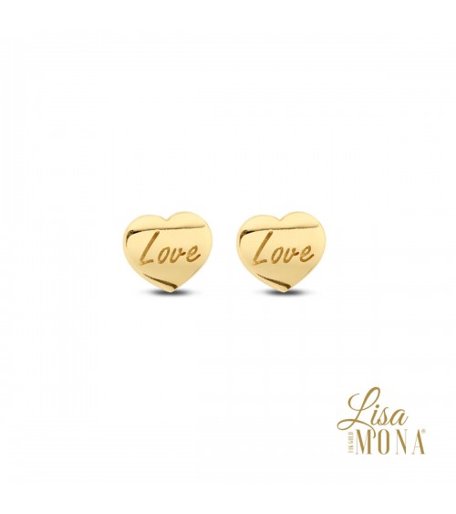 Boucles d'oreilles or jaune -14 carats - Lisa Mona