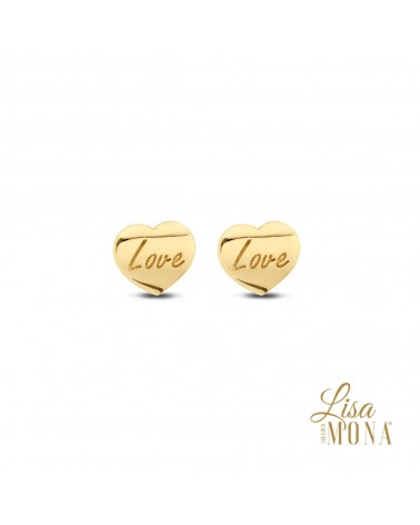 Boucles d'oreilles or jaune -14 carats - Lisa Mona