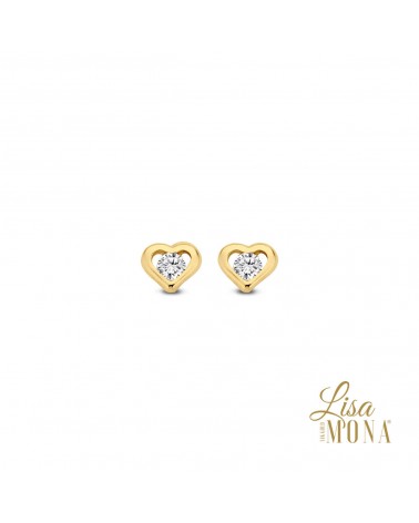 Boucles d'oreilles or jaune -14 carats - Lisa Mona