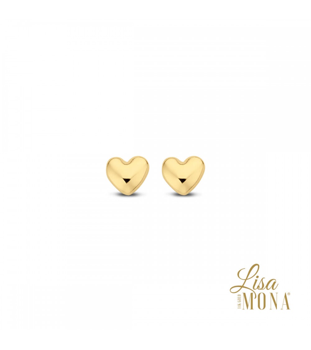 Boucles d'oreilles or jaune -14 carats - Lisa Mona