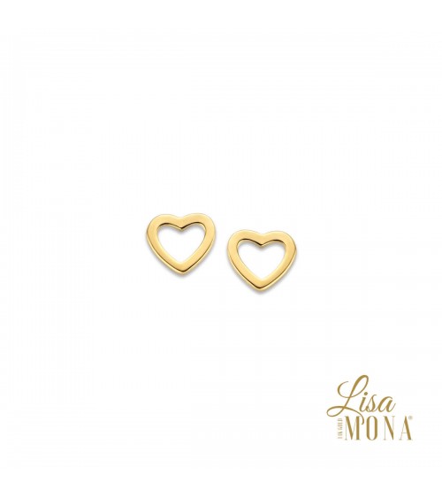 Boucles d'oreilles or jaune -14 carats - Lisa Mona