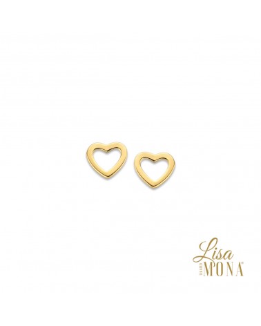 Boucles d'oreilles or jaune -14 carats - Lisa Mona