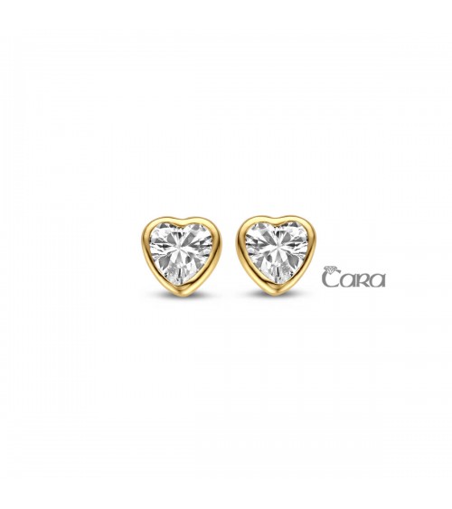 Boucles d'oreilles or jaune - 18 carats - CARA