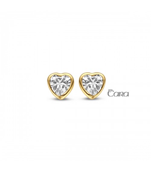 Boucles d'oreilles or jaune - 18 carats - CARA