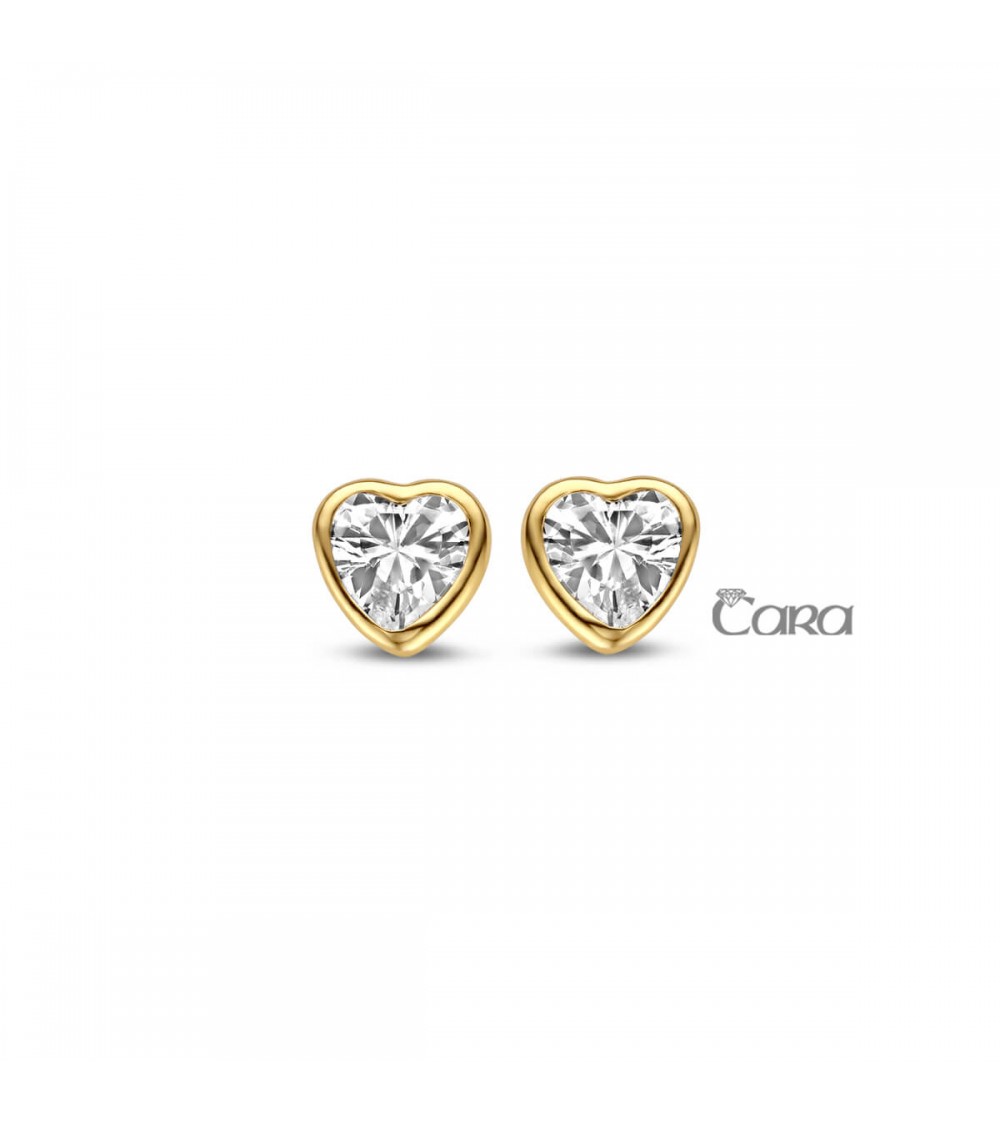 Boucles d'oreilles or jaune - 18 carats - CARA