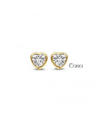 Boucles d'oreilles or jaune - 18 carats - CARA