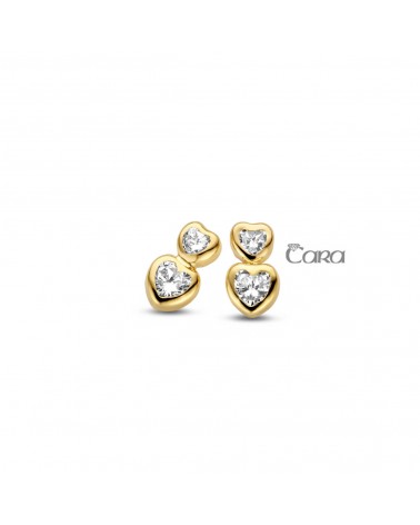 Boucles d'oreilles or jaune - 18 carats - CARA