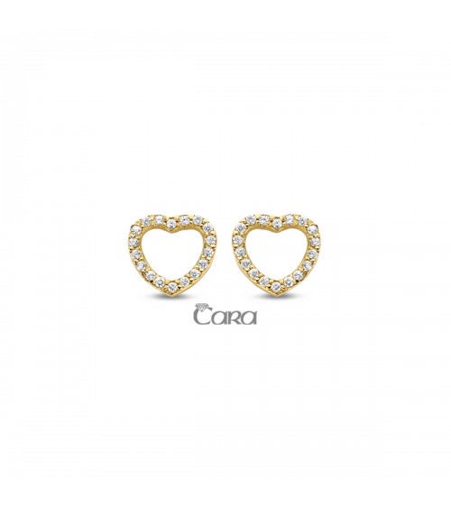 Boucles d'oreilles or jaune - 18 carats - CARA