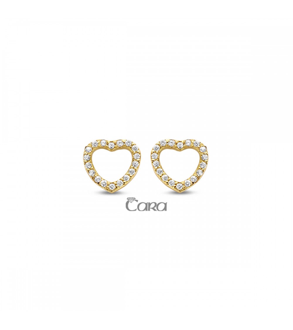 Boucles d'oreilles or jaune - 18 carats - CARA