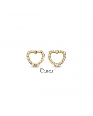 Boucles d'oreilles or jaune - 18 carats - CARA