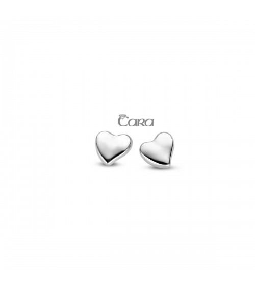 Boucles d'oreilles or blanc - 18 carats - CARA