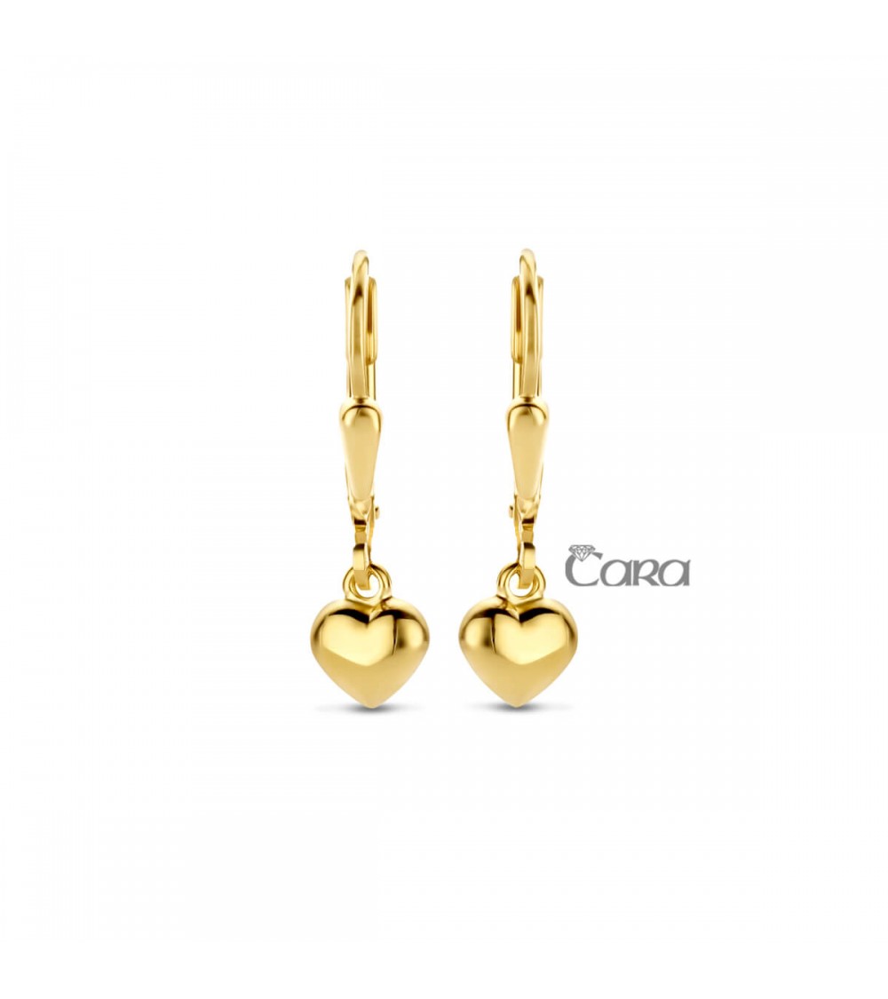 Boucles d'oreilles or jaune - 18 carats - CARA