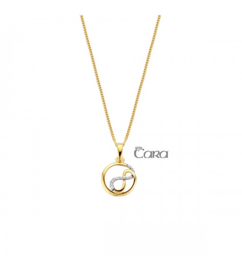 Pendentif or jaune - 18 carats - CARA