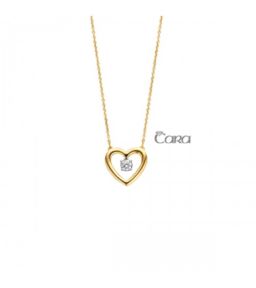 Collier or bicolore - 18 carats - CARA