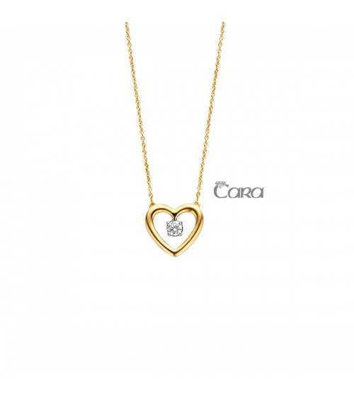 Collier or bicolore - 18 carats - CARA