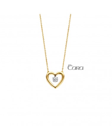 Collier or bicolore - 18 carats - CARA