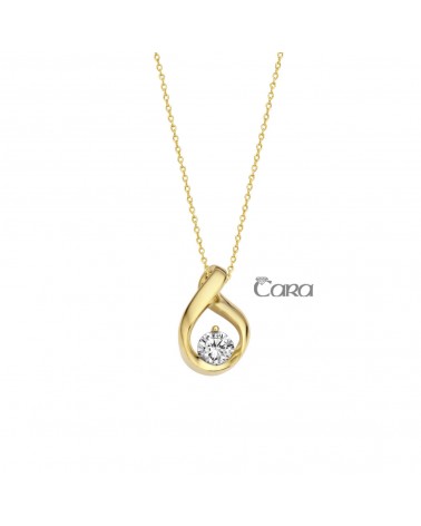 Pendentif or jaune - 18 carats - CARA