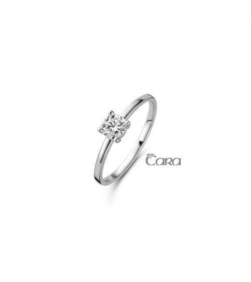 Bague or blanc - 18 carats - CARA