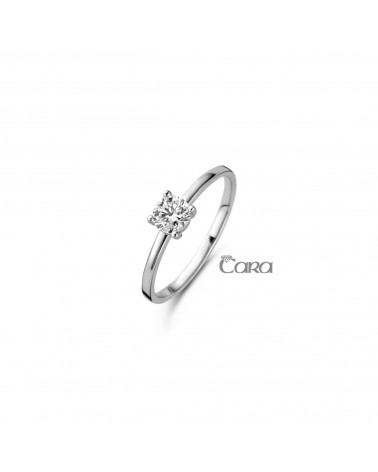 Bague or blanc - 18 carats - CARA