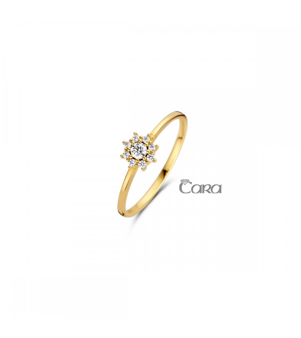 Bague or jaune - 18 carats - CARA