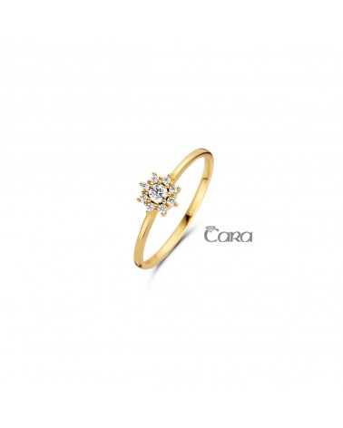 Bague or jaune - 18 carats - CARA