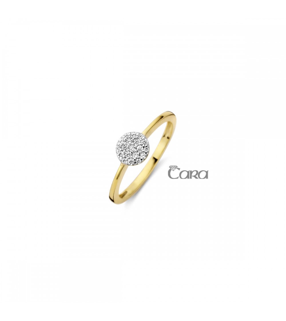 Bague or jaune - 18 carats - CARA