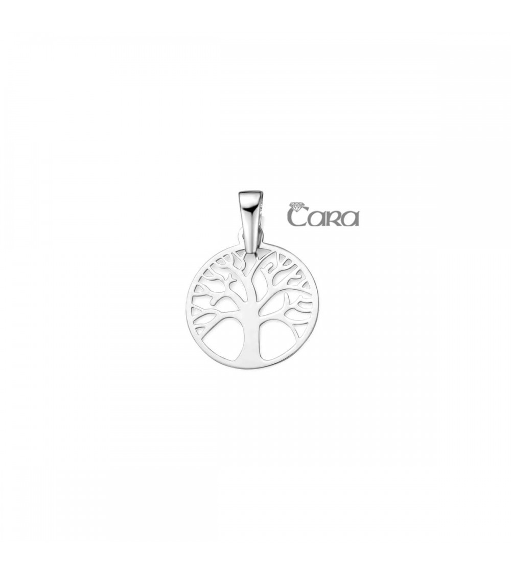 Pendentif or blanc - 18 carats - CARA