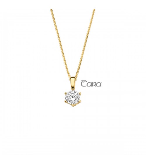 Pendentif or jaune - 18 carats - CARA