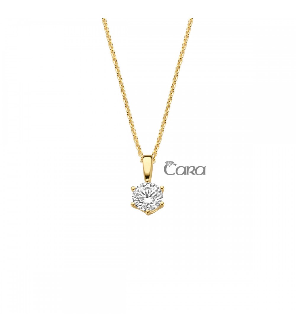Pendentif or jaune - 18 carats - CARA