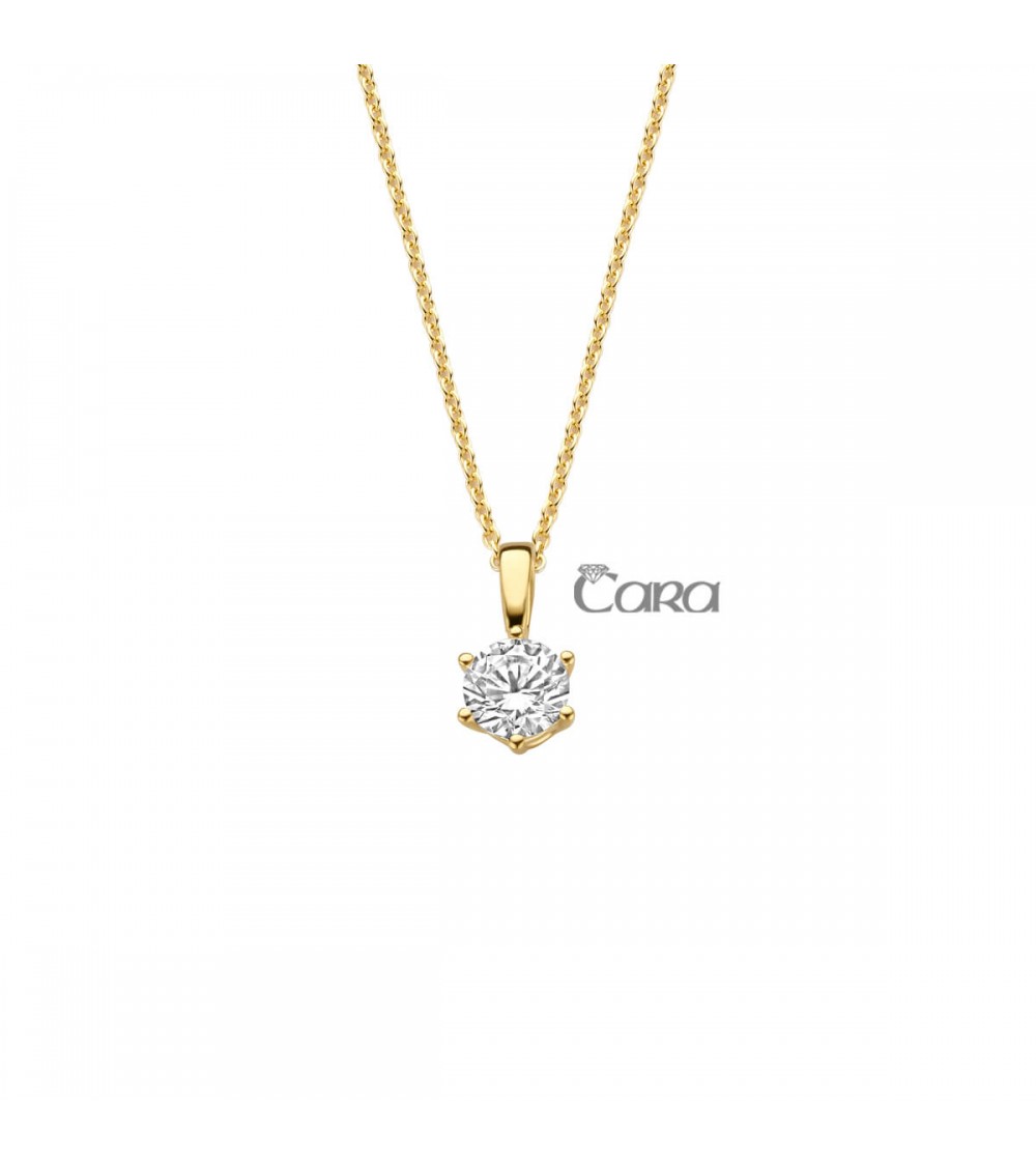 Pendentif or jaune - 18 carats - CARA