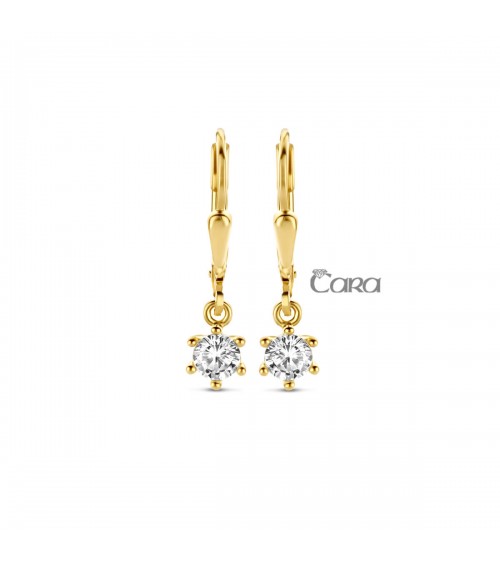 Boucles d'oreilles or jaune - 18 carats - CARA