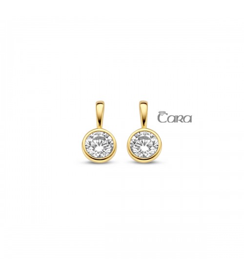 Boucles d'oreilles or jaune - 18 carats - CARA