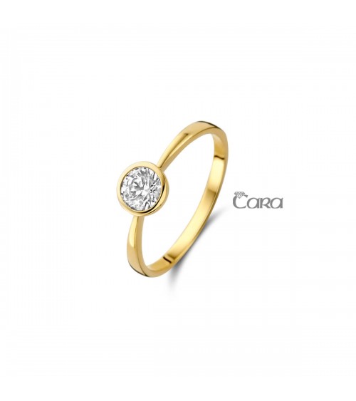 Bague or jaune - 18 carats - CARA