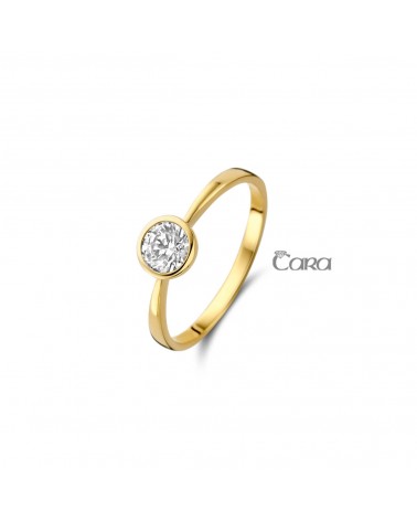 Bague or jaune - 18 carats - CARA