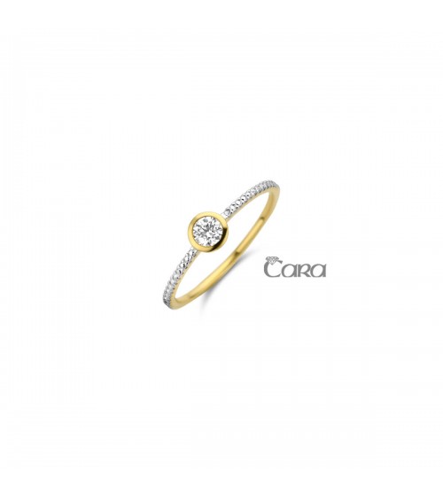 Bague or jaune - 18 carats - CARA