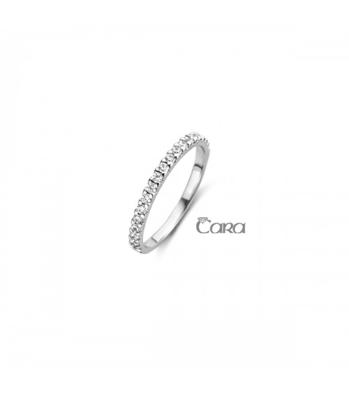 Bague or blanc - 18 carats - CARA