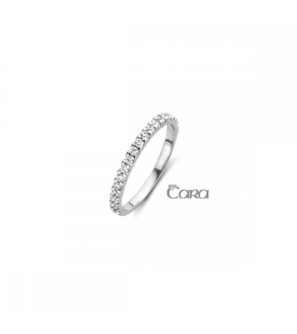 Bague or blanc - 18 carats - CARA