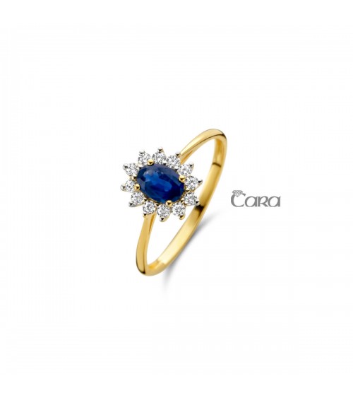 Bague or jaune -18 carats - CARA