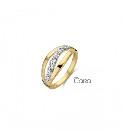 Bague or jaune 18 carats- CARA