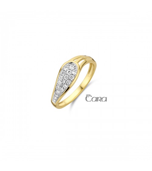Bague or jaune 18 carats - CARA
