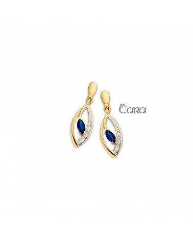 Boucles d'oreilles or jaune 18 carats - CARA