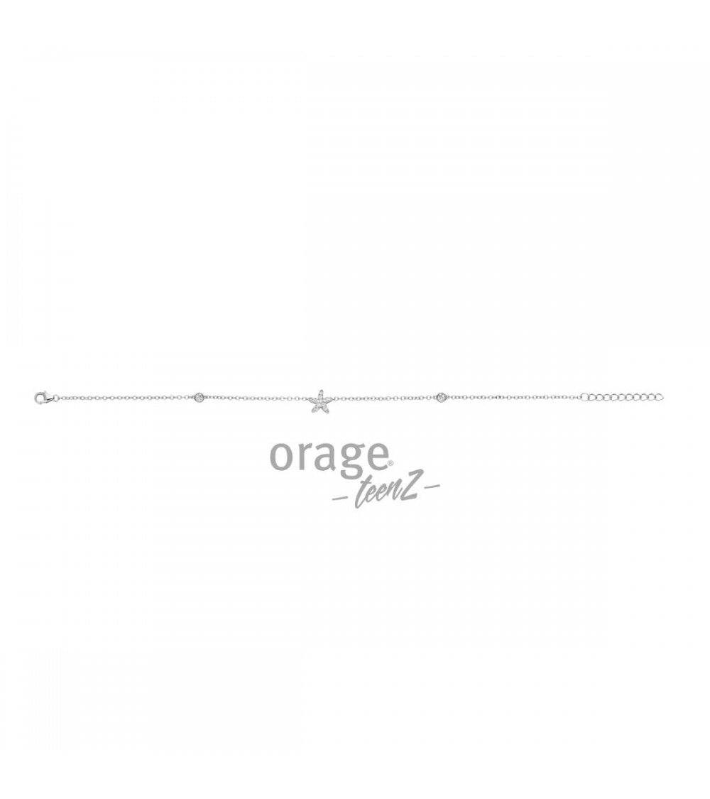 Bracelet de cheville Argent - Orage - Collection TeenZ