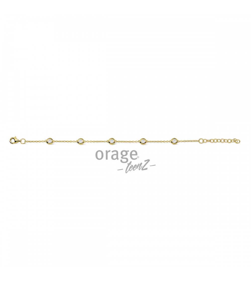 Bracelet Argent - Plaqué or - Orage - Collection TeenZ